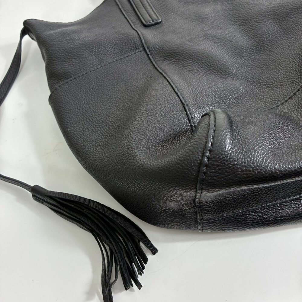 Michael Kors Ashbury Black Pebbled Leather Tote Bag Minimalist - Picture 2 of 10